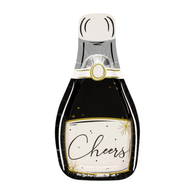 Champagne Bottle Plate