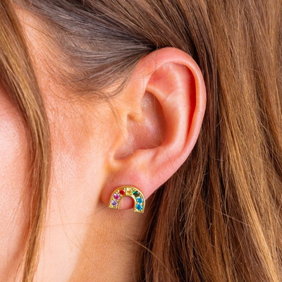 Charlie Rainbow Stud Earrings