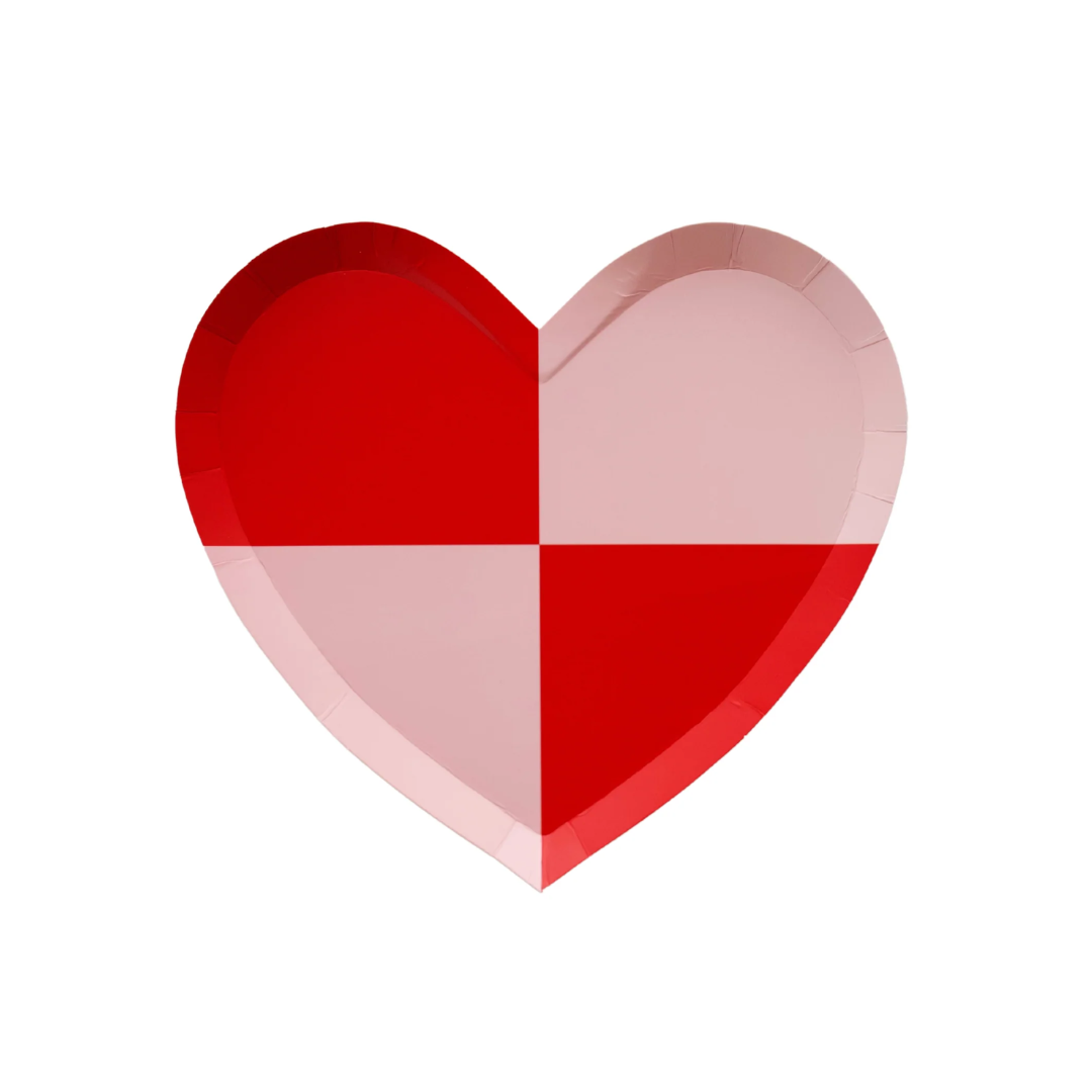 Check Mate Heart Plates