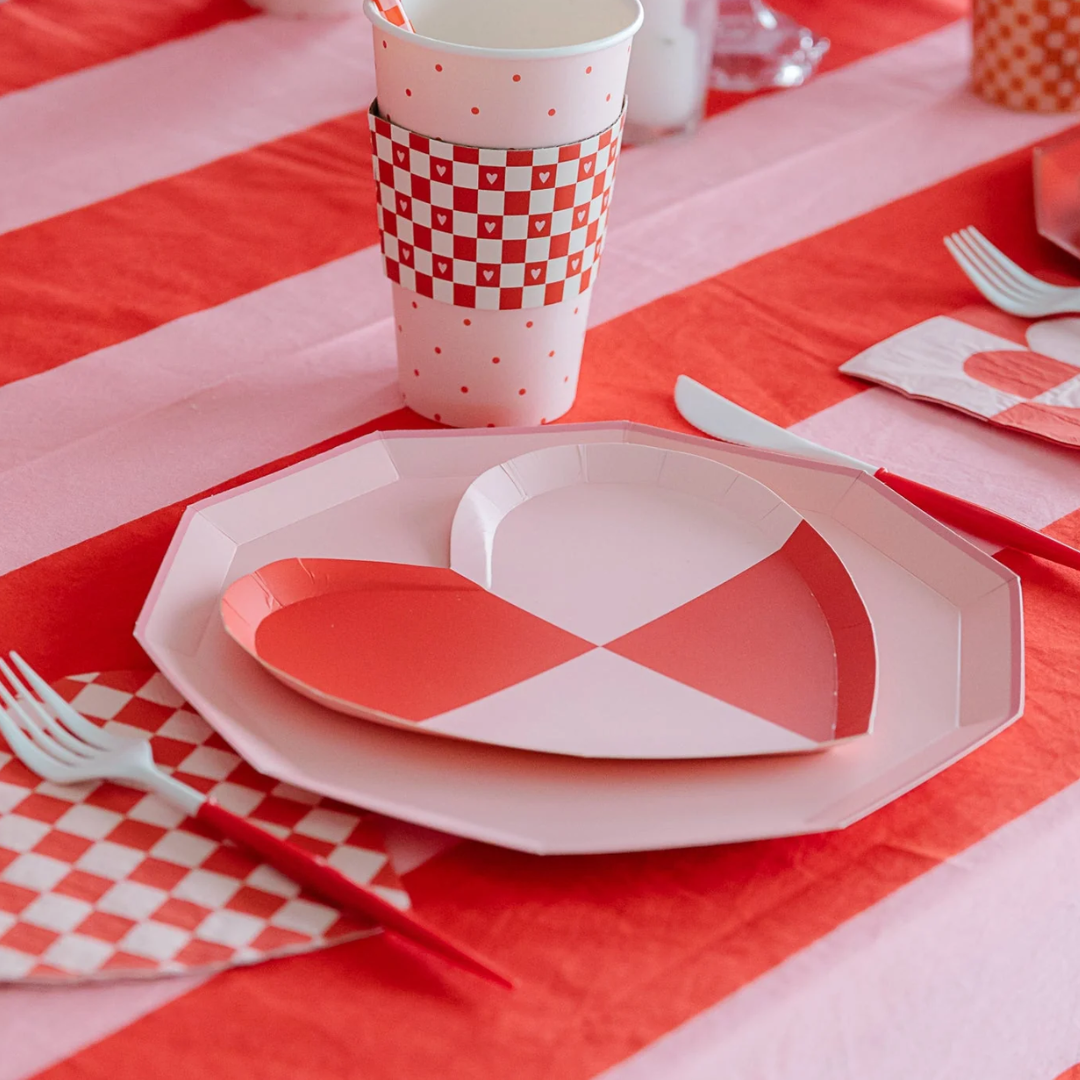 Check Mate Heart Plates