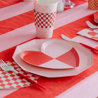 Check Mate Heart Plates