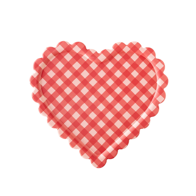 Checkered Heart Tray