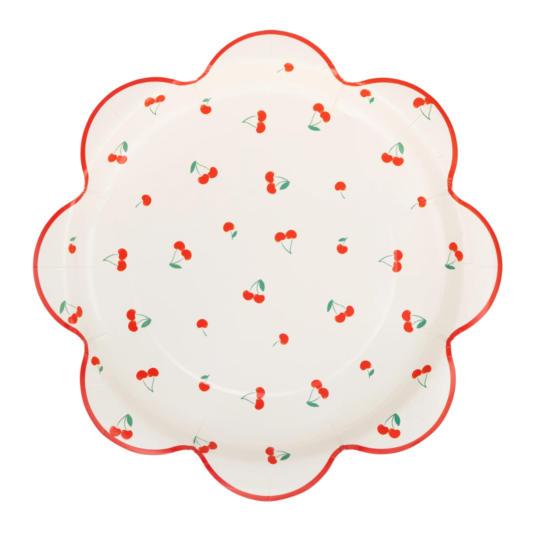 Cherries Scattered Plate