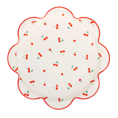 Cherries Scattered Plate