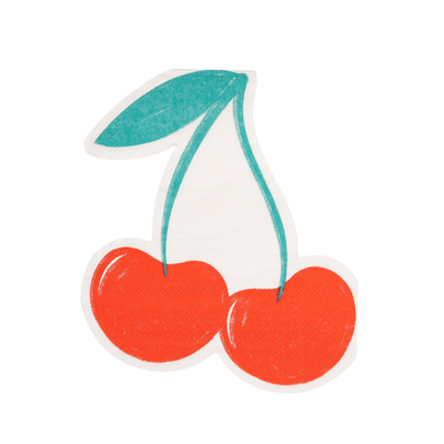 Cherries Shaped Napkin
