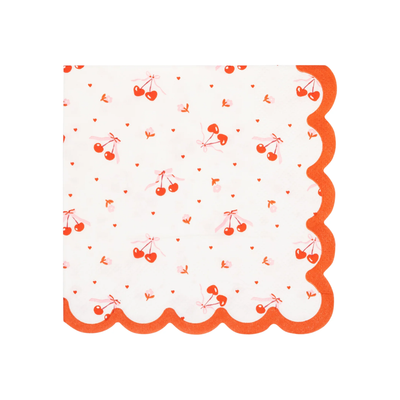 Cherry Cocktail Napkin