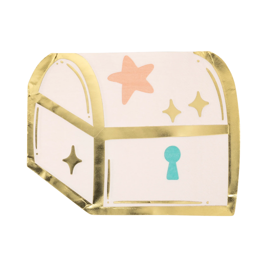 Mermaid Treasure Chest Napkin