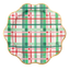 Christmas Plaid Dinner Plates
