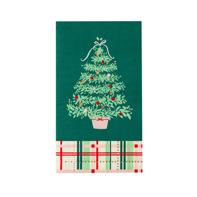 Christmas Tree Plaid Napkins