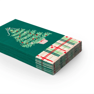 Christmas Tree Plaid Napkins