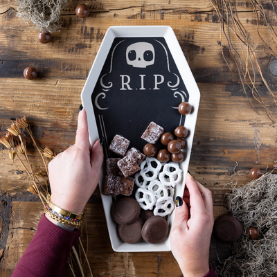Coffin Bamboo Tray
