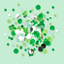Confeti De Papel Verde