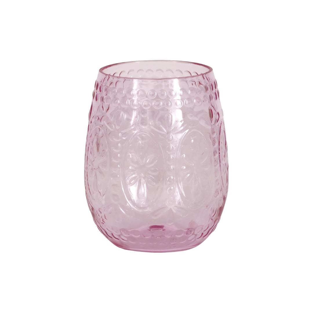 Copa de vino vintage rosa