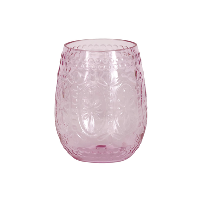 Copa de vino vintage rosa