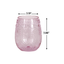 Copa de vino vintage rosa