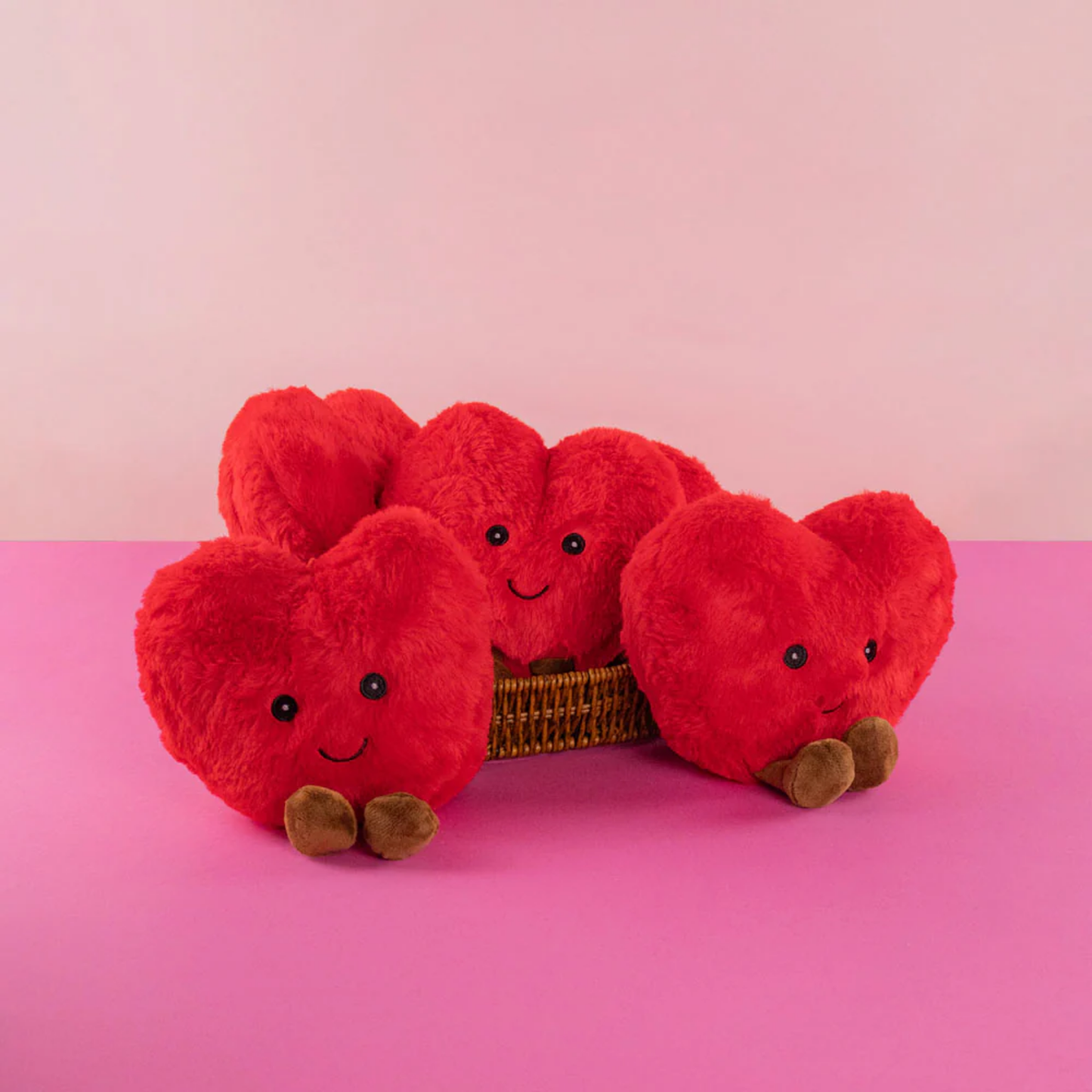 Corazón de peluche