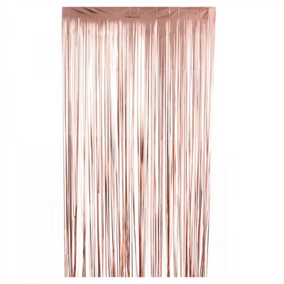 Cortina Metálica Rose Gold