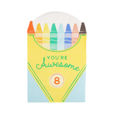 Crayon Box Shaped Dinner Napkin