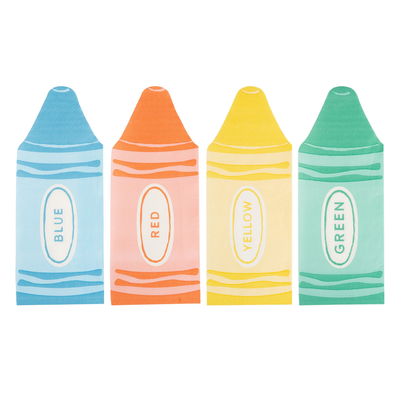 Crayon Shaped Dinner Napkin Set