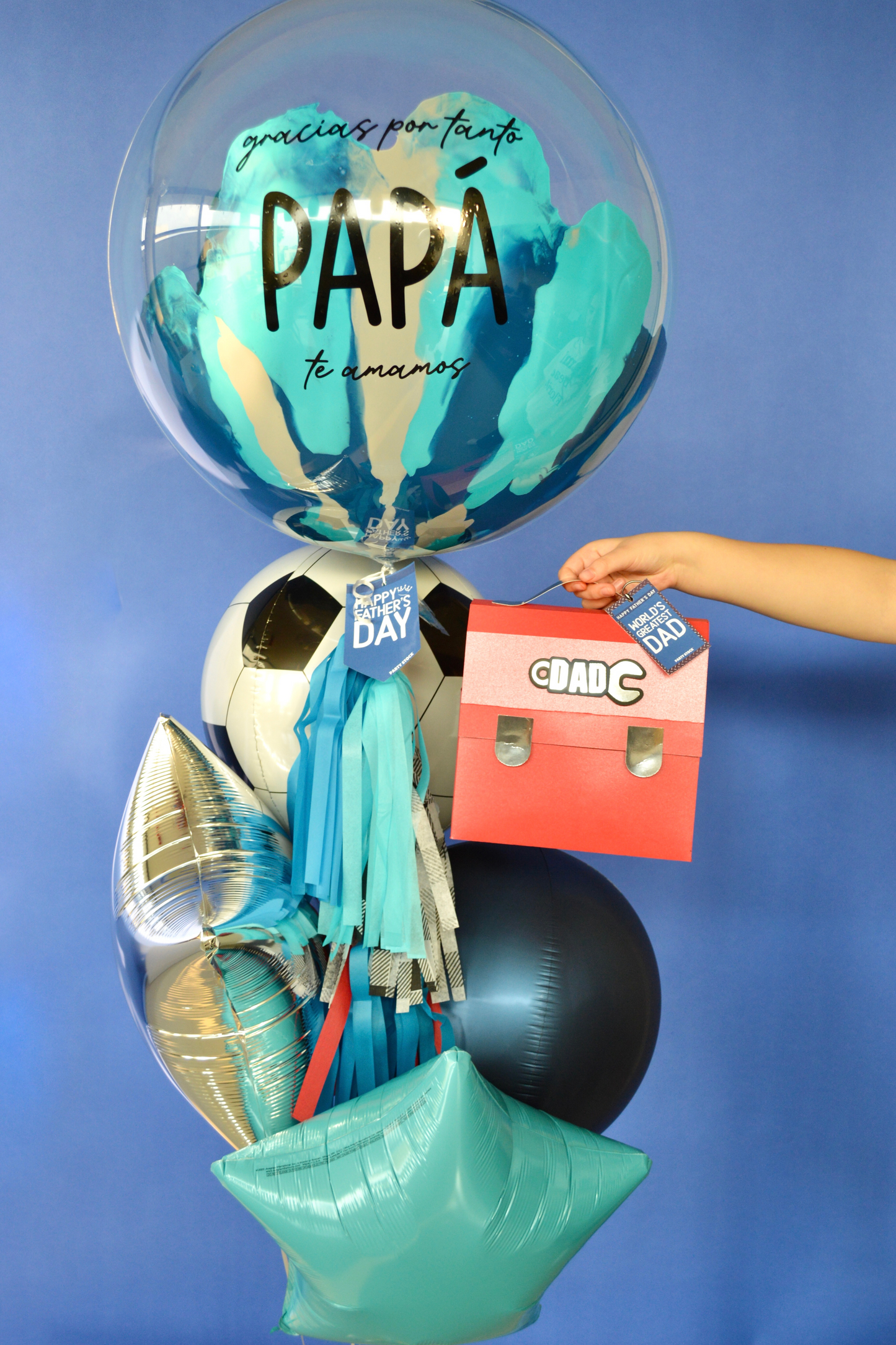 Bundle Burbuja Papá +Football + Tool Box