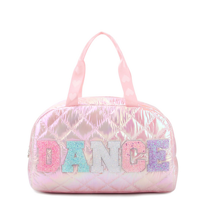 Dance Pink Metallic Duffle Bag