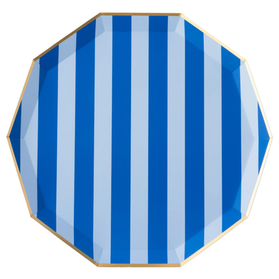 Dark & Light Blue Stripe Napkins