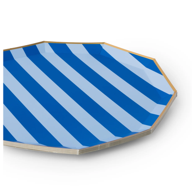 Dark & Light Blue Stripe Napkins