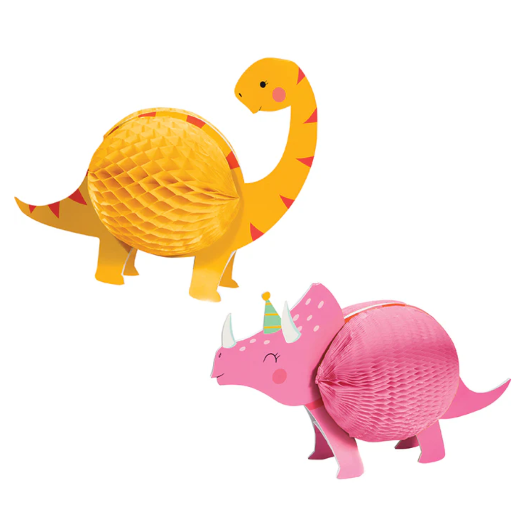 Centro de Mesa Girl Dino Party