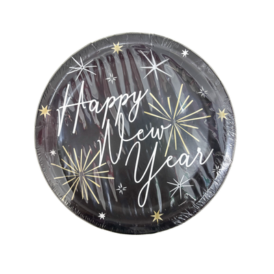 Disco Ball New Year Plate 9"