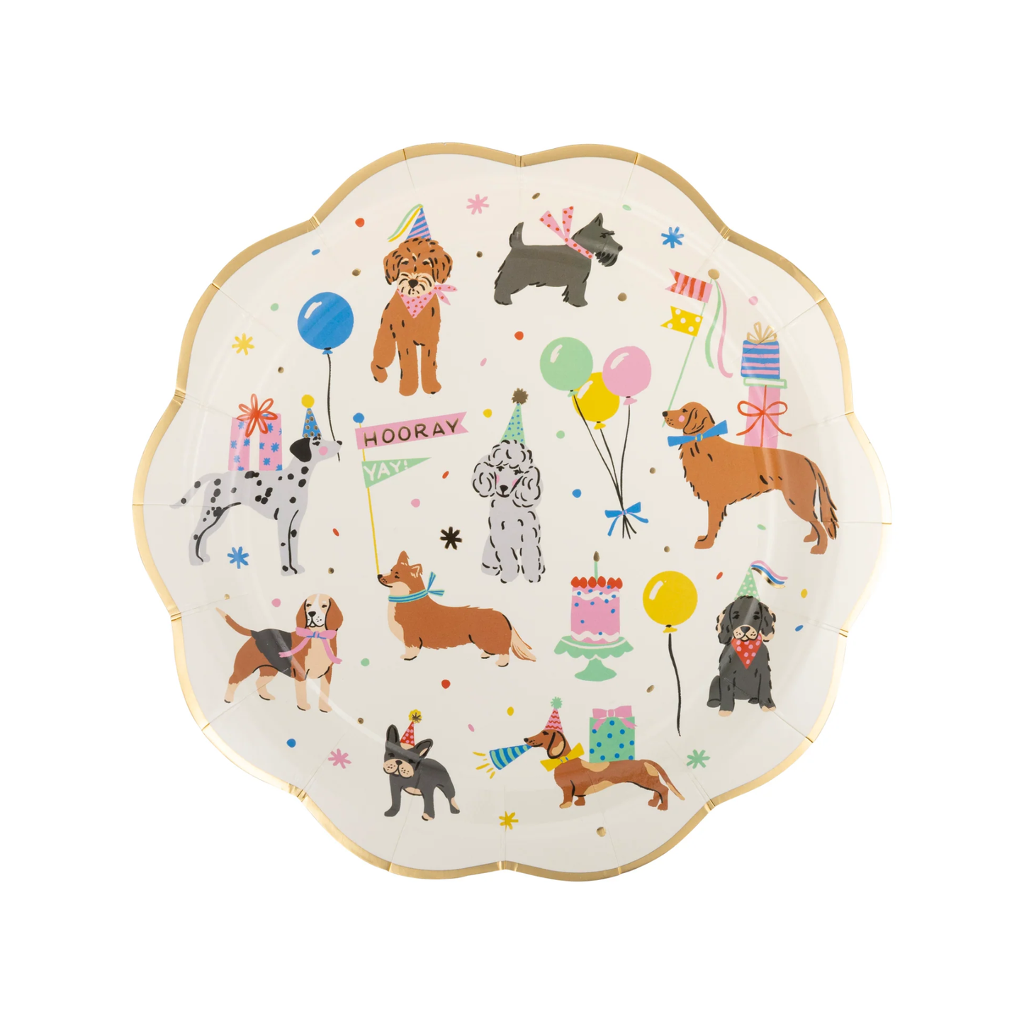Dog Party Plate