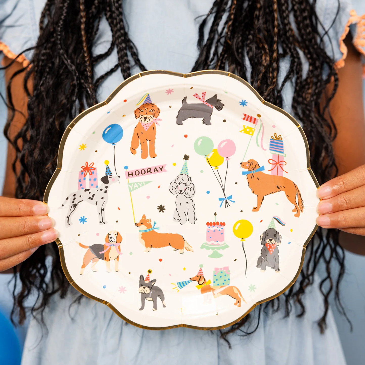 Dog Party Plate