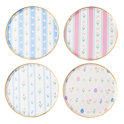 Pastel Floral Small Plates