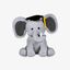 Elefante de peluche Gris Yupi Graduado 38 cm