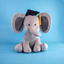 Elefante de peluche Gris Yupi Graduado 38 cm