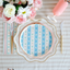 Elegant Cream & Gold Bow Dinner Plates