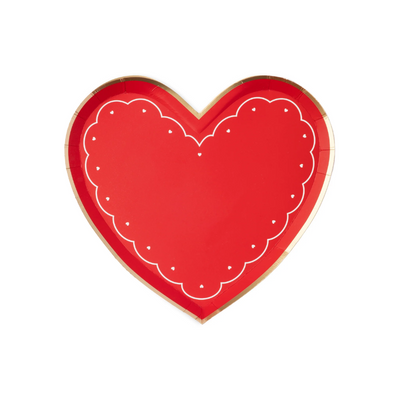 Elegant Valentine Plates
