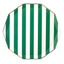 Esmerald Green Stripes Plates