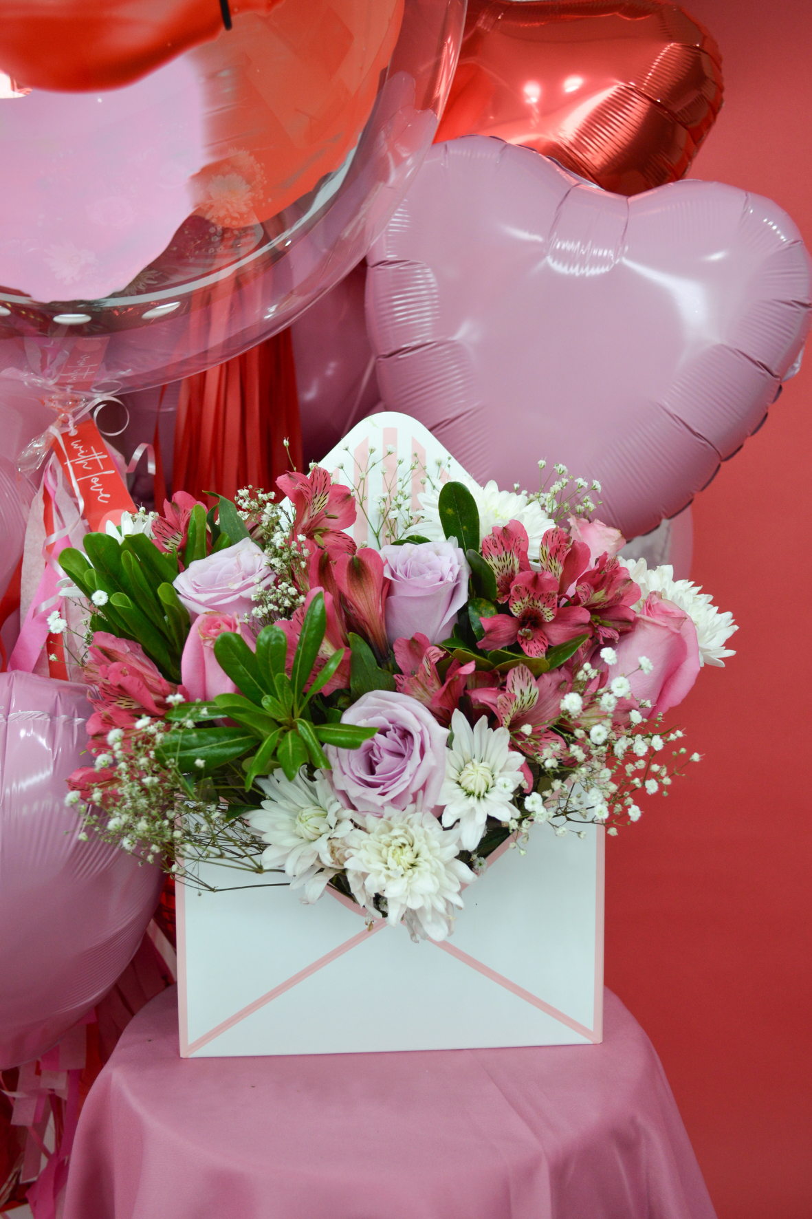 Flowers in a letter