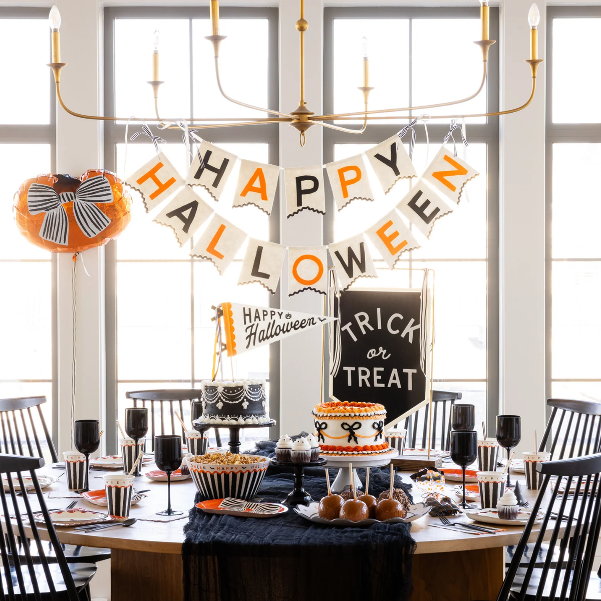 Felt Happy Halloween Banner