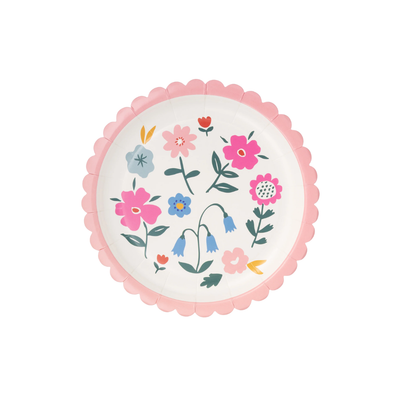 Floral Round 8" Plate