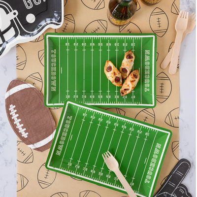 Football Field Paper Plates
