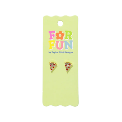 Hazel Pizza Studs