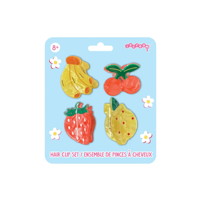 Fresh Fruit Hair Clips Set