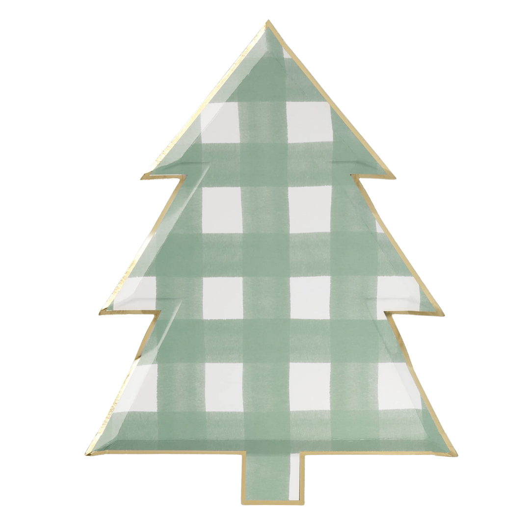 Gingham Tree Plate