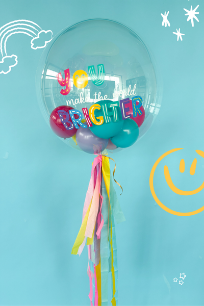 GLOBO BURBUJA 18" CHILDREN'S DAY GIRL