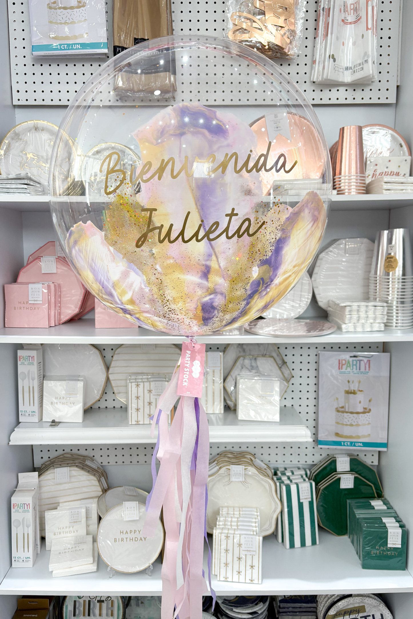 GLOBO BURBUJA BIENVENIDA BEBÉ