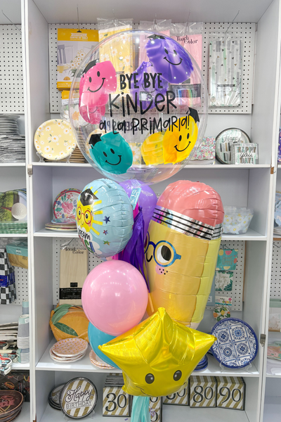 GLOBO BURBUJA BUNDLE HAPPY FACES GIRL