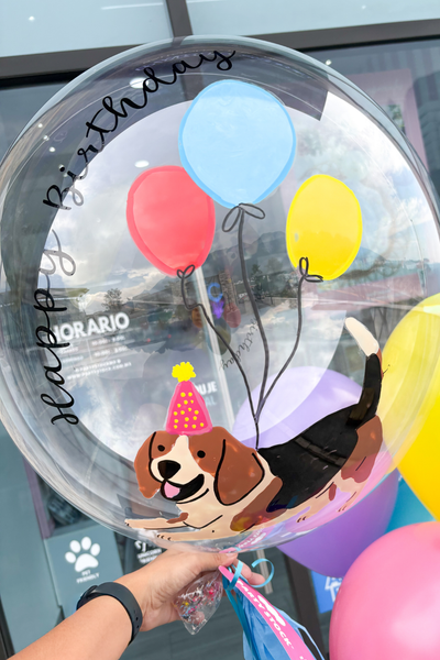 GLOBO BURBUJA DE PERRITO