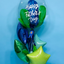 GLOBO BURBUJA HAPPY FATHER'S DAY + ESTRELLAS