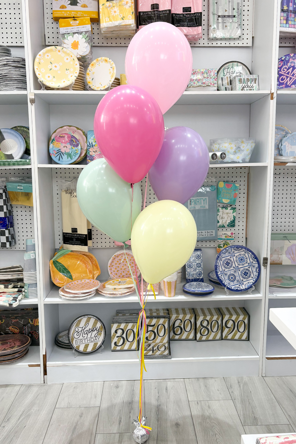 GLOBOS LATEX EN PASTEL COLORS